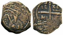 Crusader States, Antioch. Tancred. Regent, 1101-03, 1104-12. Æ follis
Condition: Very Fine

Weight: 3,50 gr
Diameter: 22,00 mm
