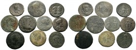 A mixed Lot of 10 Ancient Coins,About fine to about very fine. LOT SOLD AS IS, NO RETURNS.