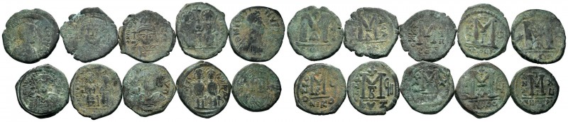 A mixed Lot of 10 Ancient Coins,About fine to about very fine. LOT SOLD AS IS, N...