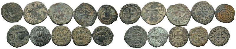 A mixed Lot of 10 Ancient Coins,About fine to about very fine. LOT SOLD AS IS, N...