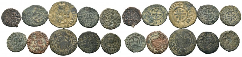 A mixed Lot of 10 Ancient Coins,About fine to about very fine. LOT SOLD AS IS, N...