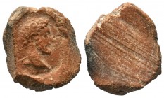 Ancient Roman Terracotta Theater Ticket.Weight: 2,20 gr
Diameter: 20,50 mm