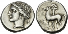 The Carthaginians. Tetradrachm, uncertain mint.