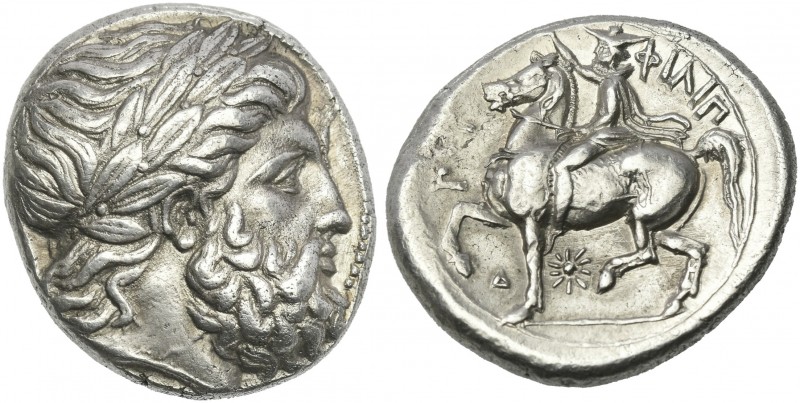 Kings of Macedonia. Philip II, 359-336 and posthumous issues.
Tetradrachm, Pell...