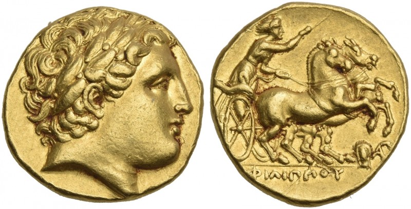 Kings of Macedonia. Philip II, 359-336 and posthumous issues. 
Stater, Lampsacu...
