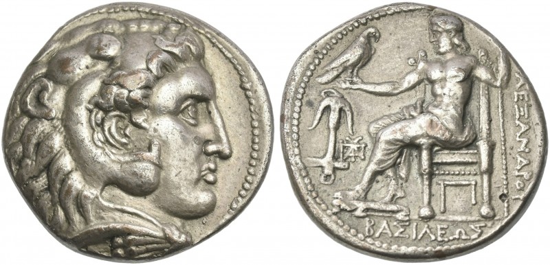 Kings of Macedonia, Alexander III, 336 – 323 and posthumous issues.
Tetradrachm...
