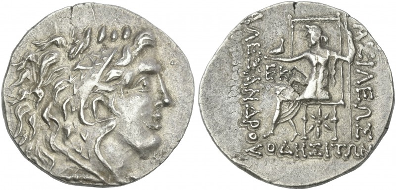 Kings of Macedonia, Alexander III, 336 – 323 and posthumous issues.
Tetradrachm...
