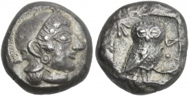Athens. Tetradrachm. Very rare. Ex Gemini XII, 2015, 117.