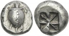 Aegina, Aegina. Stater. Rare.
Ex NFA XXIII, 1989, 186. From a European and Szego collections.