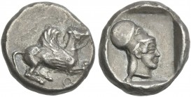 Corinth. Stater, Pegasi 70/1 (t.c).
Ex Sternberg XIX, 1987, 162.