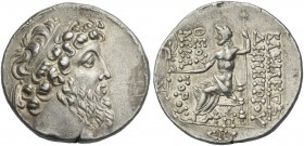 Demetrius II Nicator, second reign, 129 – 126/5. Tetradrachm.