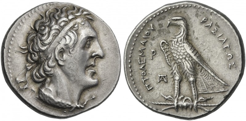 Ptolemy I Soter as king, 305 – 282. 
Tetradrachm, Alexandria from 294, AR 28 mm...