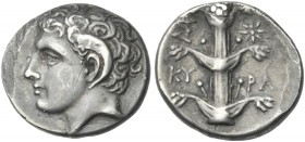 Cyrene. Didrachm.
This coin is sold with a French export licence.