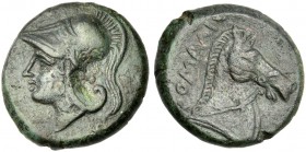 Half unit, Neapolis after 276.
Ex Sternberg XVII, 1986, 458.