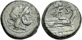 Semis, Central Italy circa 211-208. Scarce.
Ex Giessener Münzhandlung 84, 1997, 5606.