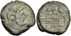 C. Papirius Turdus. Semis circa 169-158. Scarce.
Ex NAC Q, 2006, 1488.