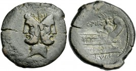 L. Calpurnius Piso L.f. L.n. Frugi. As 90.
Ex NAC R, 2007, 1298.