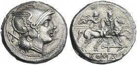 Denarius circa 209-208. Very rare.
From the Student and his mentor collection.