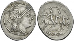 Denarius, Central Italy circa 211-208.From the RBW collection.