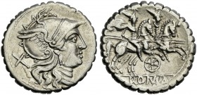 Denarius serratus, Sicily (?) circa 209-208.