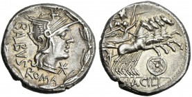 Mn. Acilius Balbus. Denarius 125.From the RBW collection.