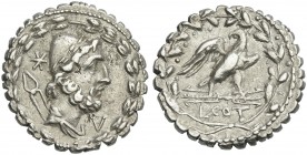 L. Aurelius Cotta. Denarius serratus 105.