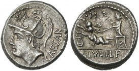 L. Iulius Caesar. Denarius 103.
Ex Sternberg XXII, 1989, 190.