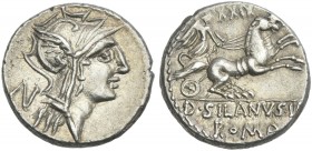 D. Iunius Silanus L.f. Denarius 91.