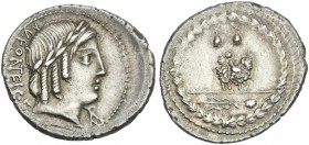 Mn. Fonteius C.f. Denarius 85.