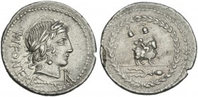 Mn. Fonteius C.f. Denarius 85.