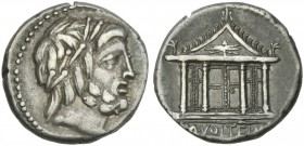 M. Volteius M.f. Denarius 78.