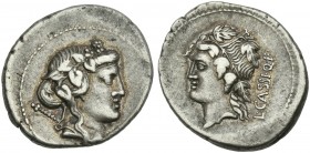 L. Cassius Q. f. Denarius 78.