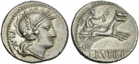 L. Rutilius Flaccus. Denarius 77.
Ex CNG 43, 1997, 1683