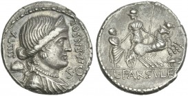 L. Farsuleius Mensor. Denarius 75.