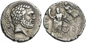 P. Cornelius Lentulus Spinther. Denarius 74. Rare.