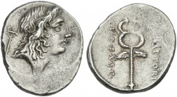 M. Plaetorius M. f. Cestianus. Denarius 69.