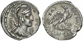 M. Plaetorius M.f. Caestianus. Denarius 67.