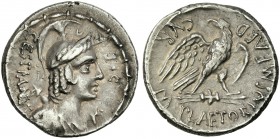 M. Plaetorius M.f. Caestianus. Denarius 67.