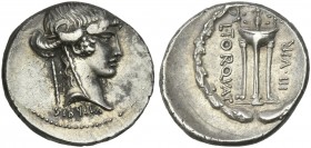 L. Manlius Torquatus. Denarius 65.