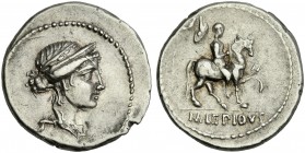M. Aemilius Lepidus. Denarius 61.
Ex Finearte 208, 1975, 28