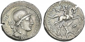 P. Fonteius P.f. Capito and T. Didius. Denarius 55.