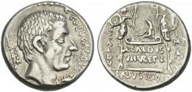 C. Coelius Caldus. Denarius 51. Scarce.