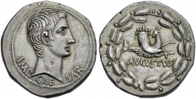 Augustus. Cistorphoci tetradrachm, Ephesus(?) c. 25 BC.
Ex Schulman 29 March 1949, 281-