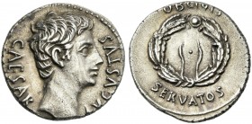 Augustus. Denarius, Colonia Patricia(?) c. 19 BC.