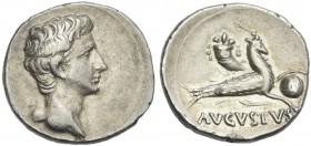 Augustus. Denarius, Colonia Patricia (?) c. 18-17/16 BC.