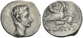 Augustus. Denarius, Colonia Patricia (?) c. 18-17/16 BC.