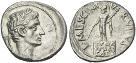 Augustus. L. Mescinius Rufus. Denarius c. 16 BC.