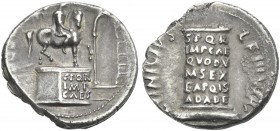 Augustus. L. Vinicius. Denarius 16 BC.
Ex Hirsch Nachf, 182, 1994, 596.