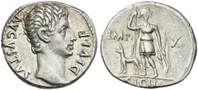 Augustus. Denarius, Lugdunum c. 15-13 BC.
Ex CNG 50, 1999, 1408.