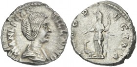 Manlia Scantilla, wife of Didius Julianus. Denarius 193. Rare.